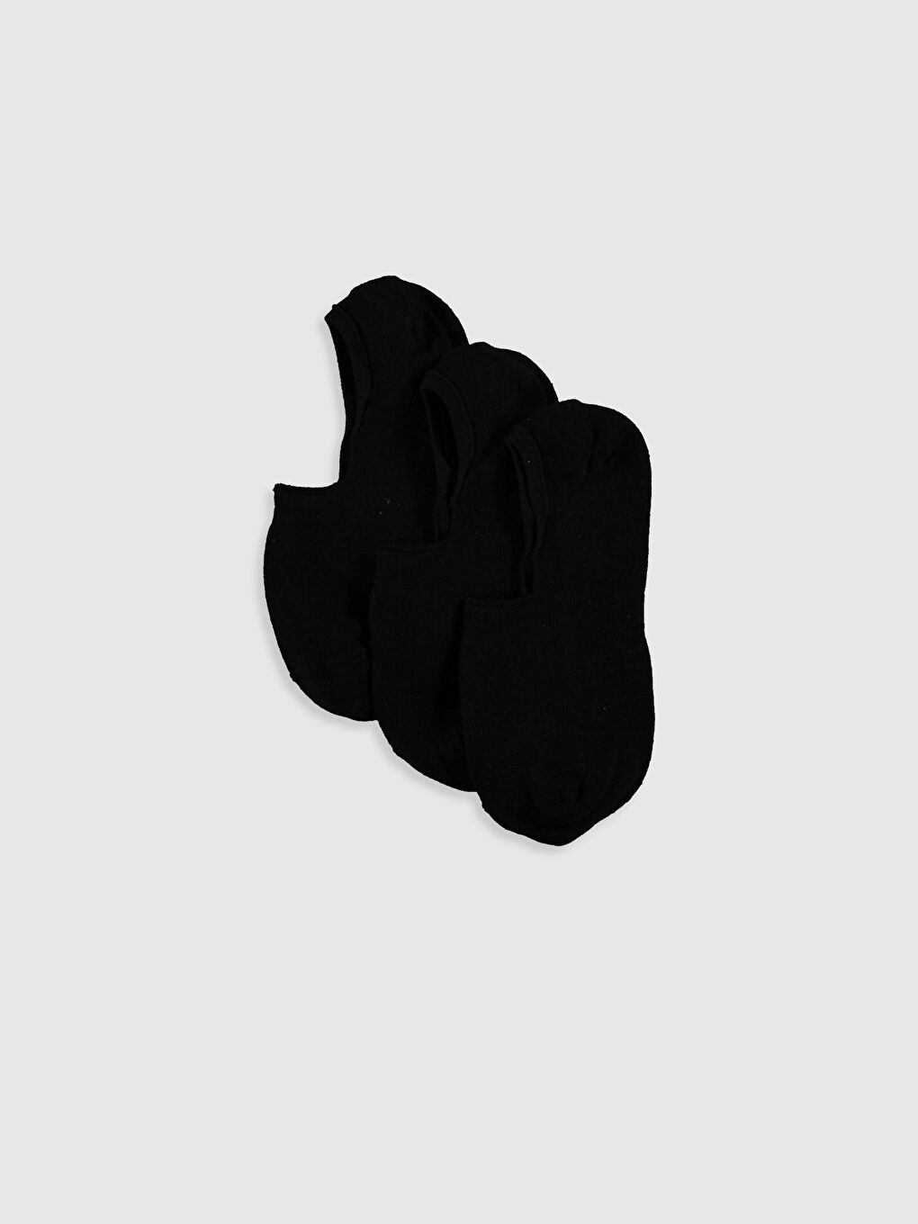 Siyah Düz Erkek Babet Çorap 3'lü