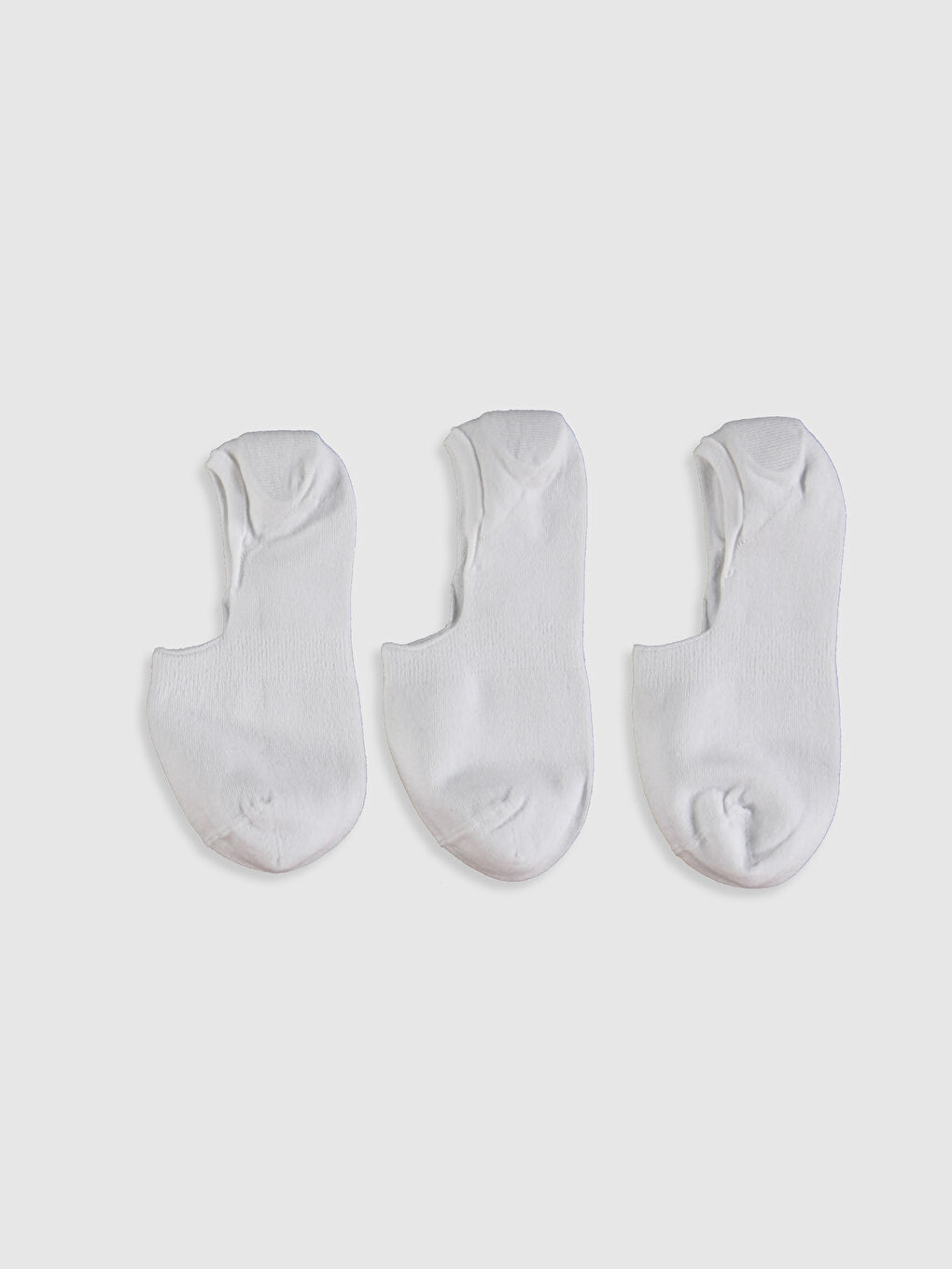 Plain Men's Invisible Socks 3-pack