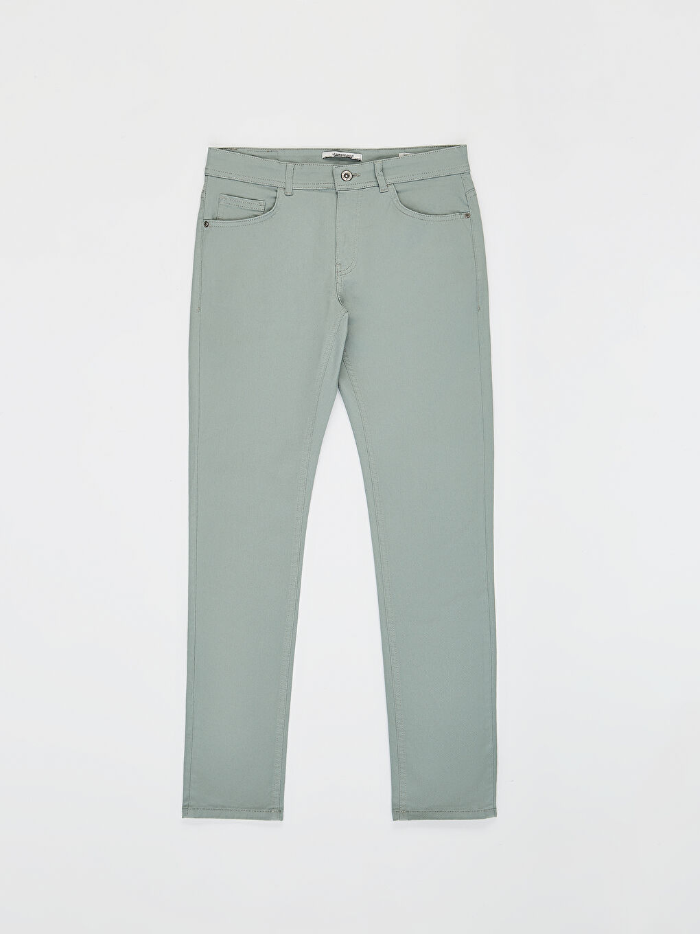 Mat Yeşil Chino Pantolon-1