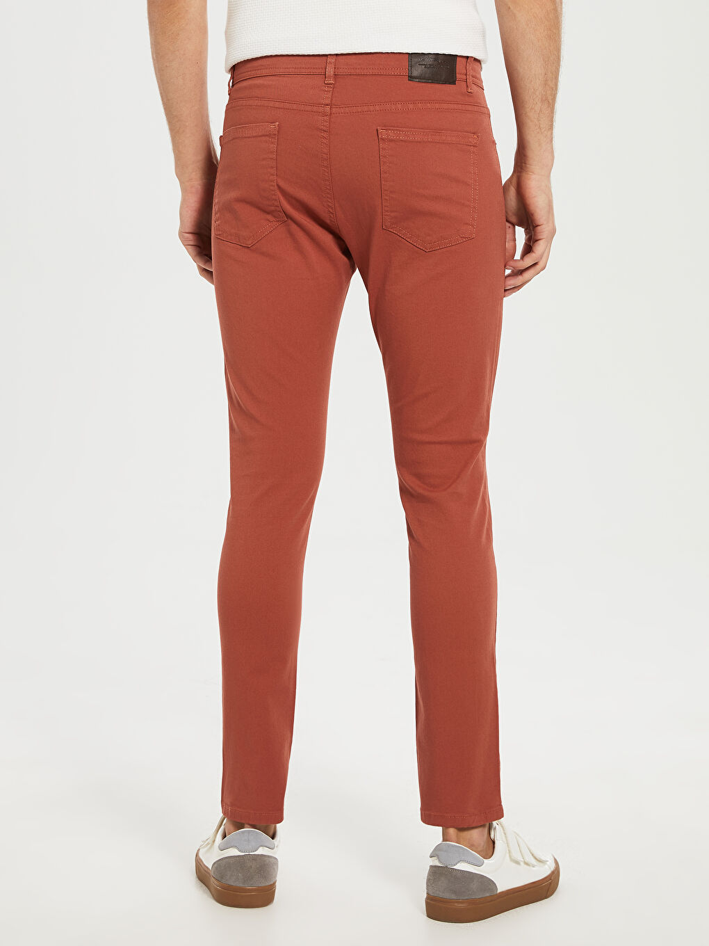 Kahverengi Kiremit Chino Pantolon-4