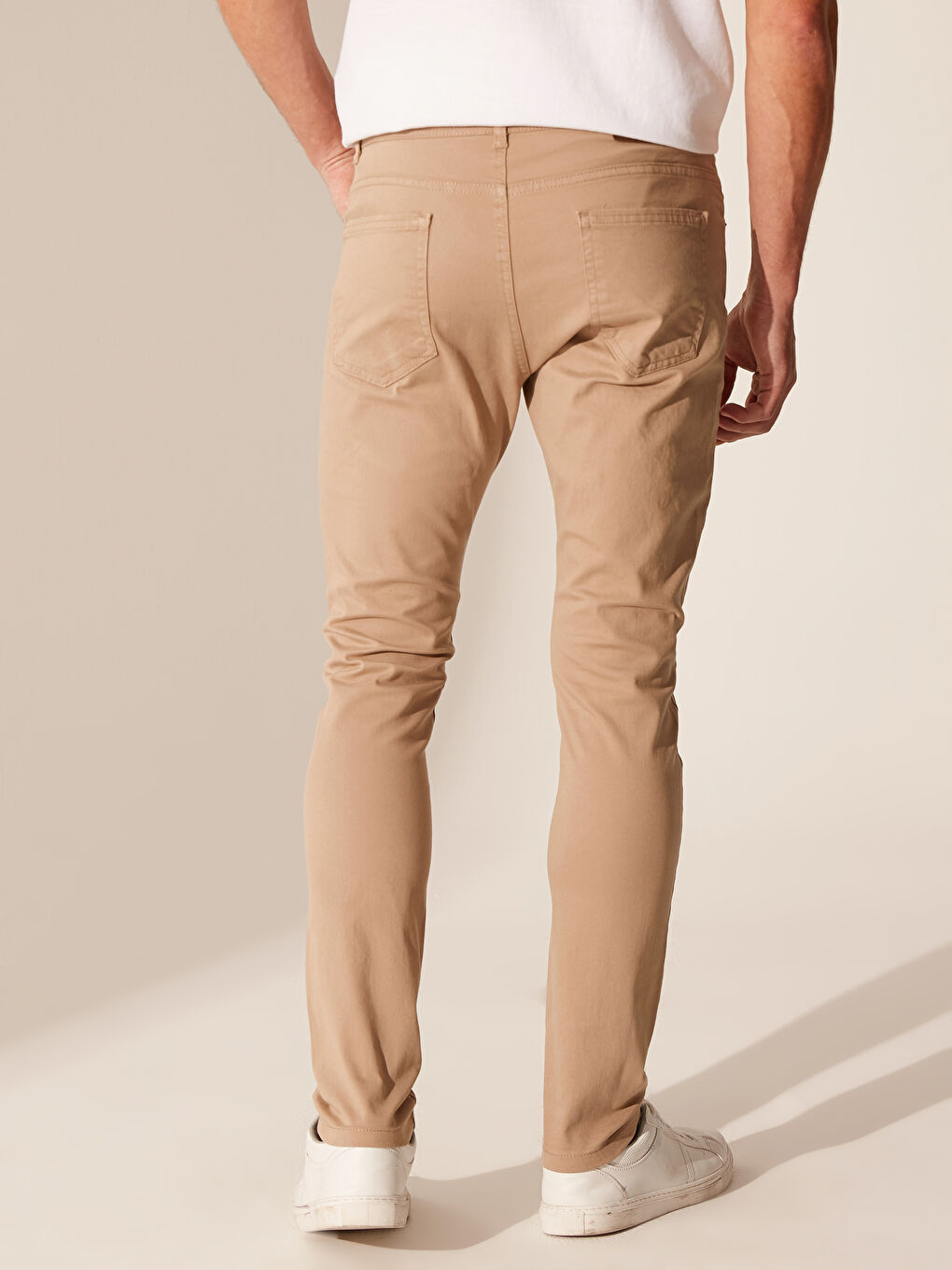 Pantalon chino BEIGE Homme-3