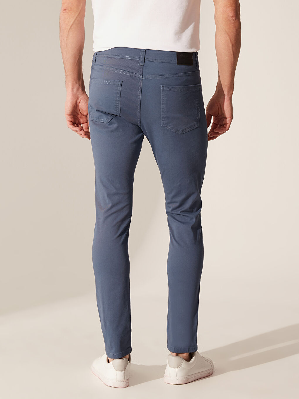 Mat İndigo Chino Pantolon-3