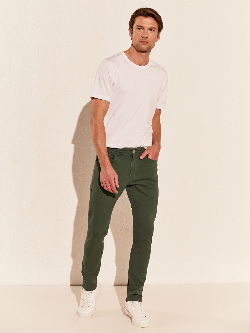 Yeşil Chino Pantolon