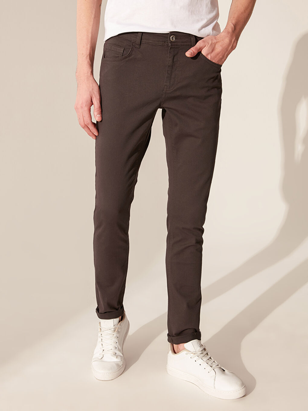 Antrasit Chino Pantolon-2