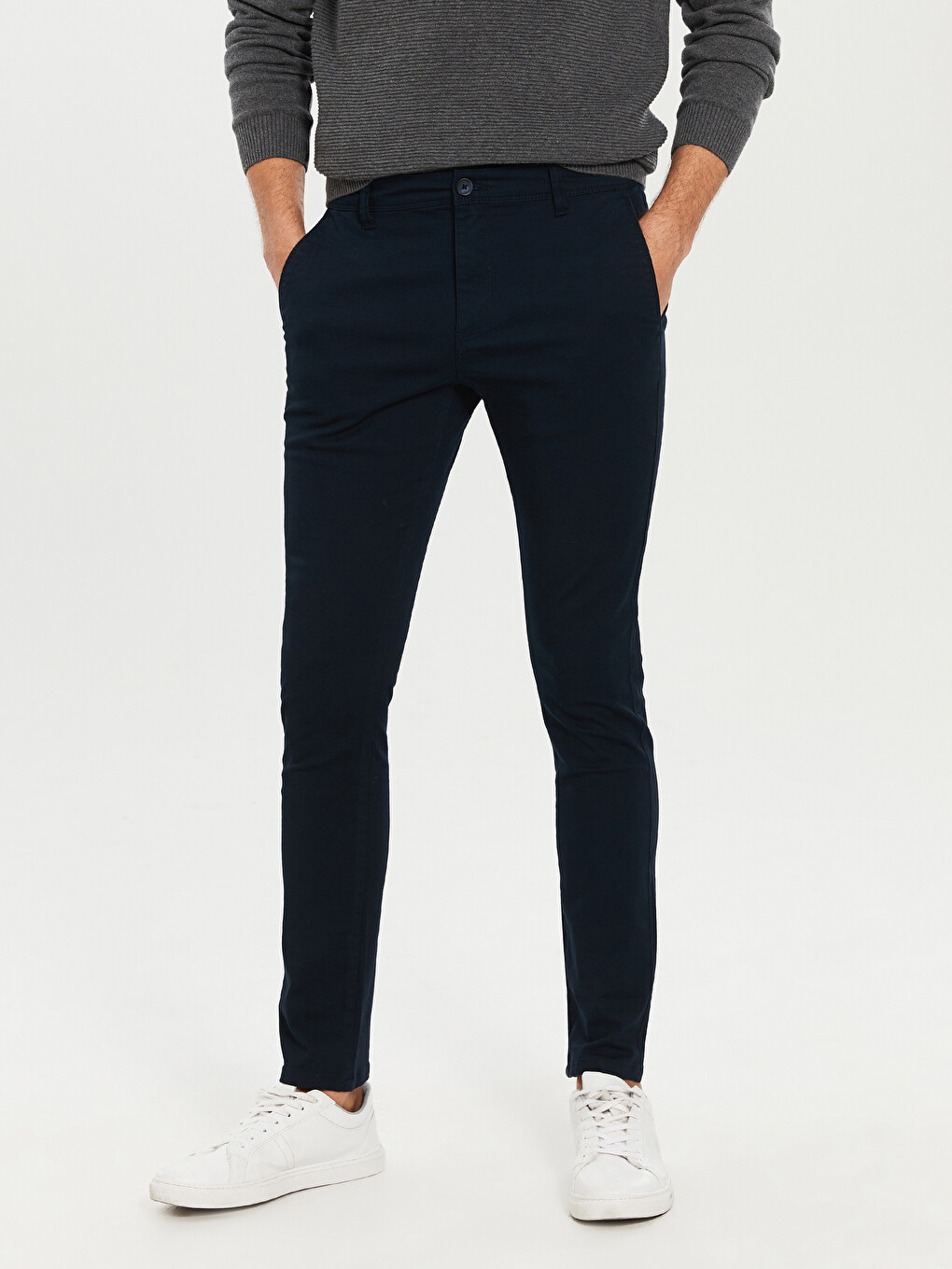 Pantaloni Chino Gabardină Extra Slim Fit-6