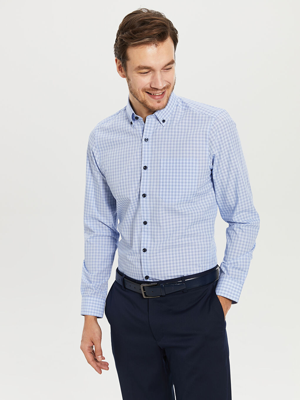 Mavi Erkek Gömlek-2