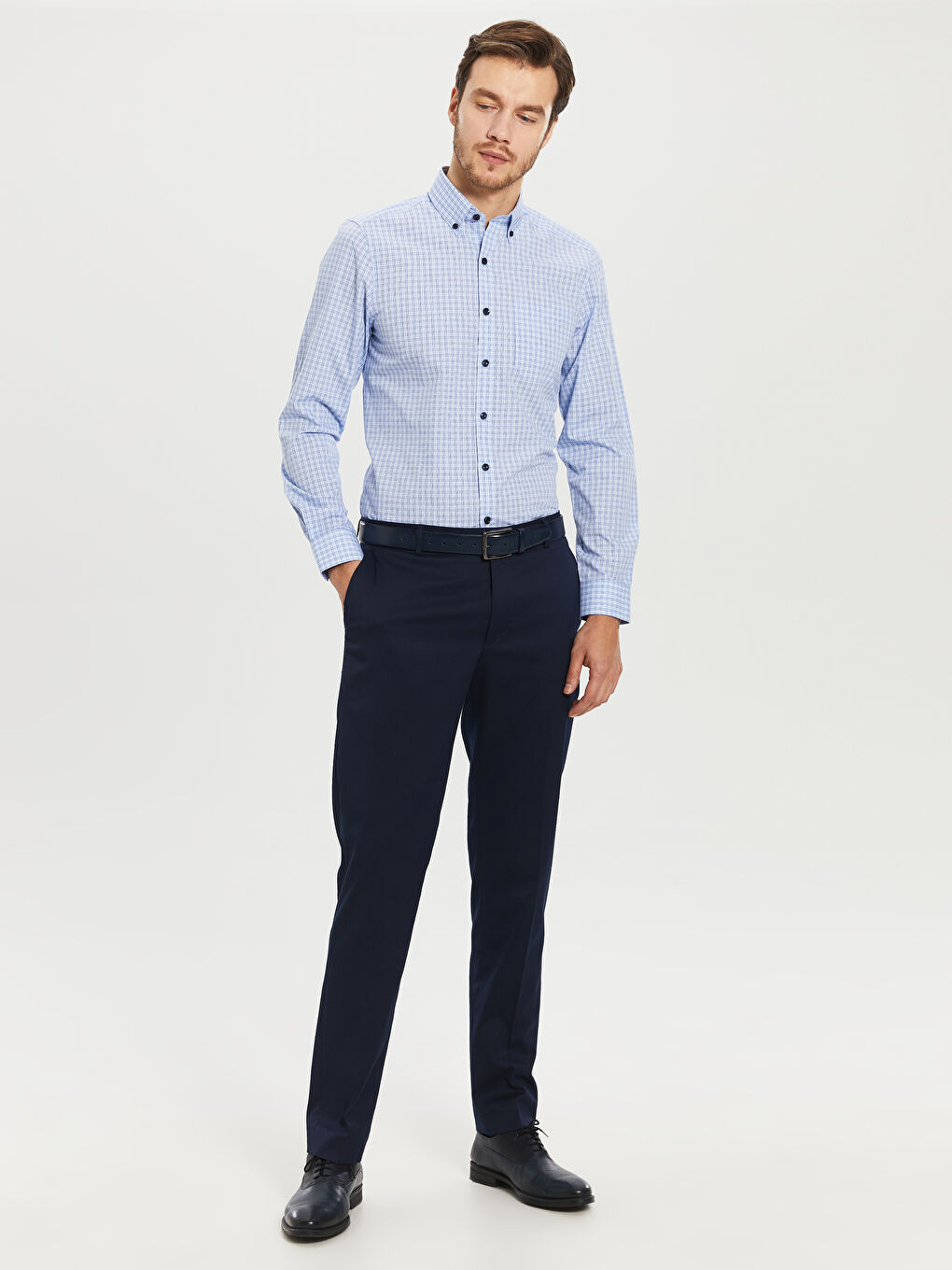 Mavi Erkek Gömlek-4