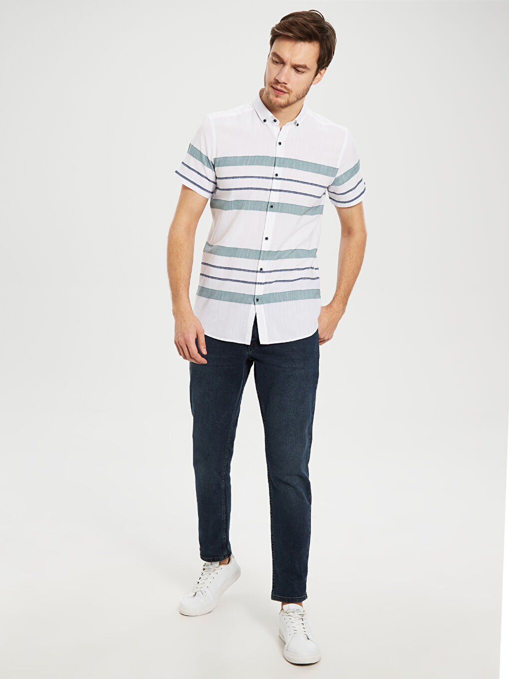 Optik Beyaz Gömlek-3