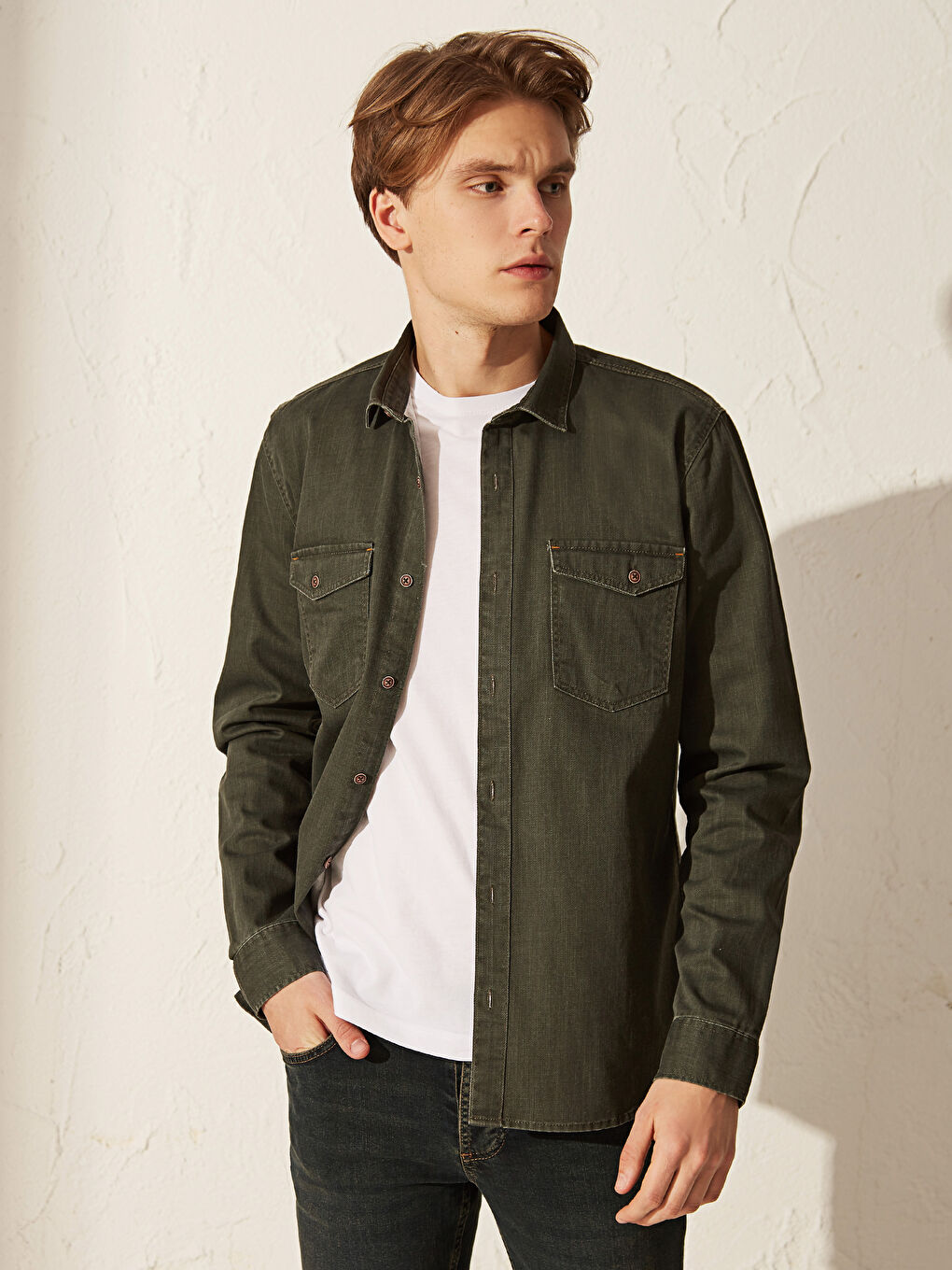 Men's Denim Shirt -0S5018Z8-333