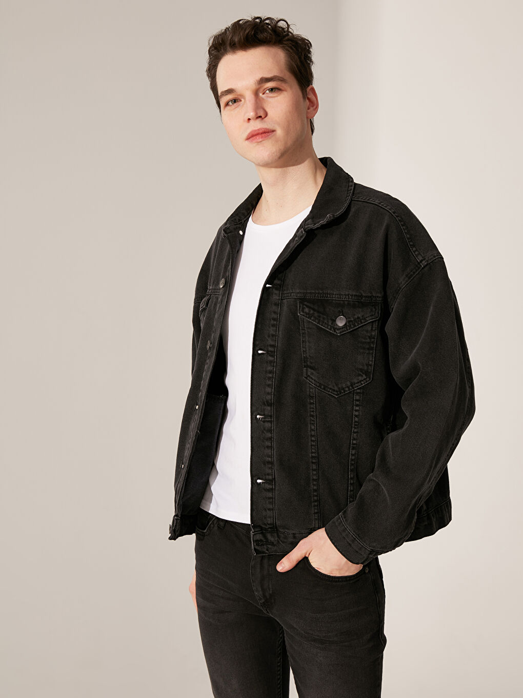 XSIDE Oversize Jeansjacke Für Herren -0S5025Z8-326