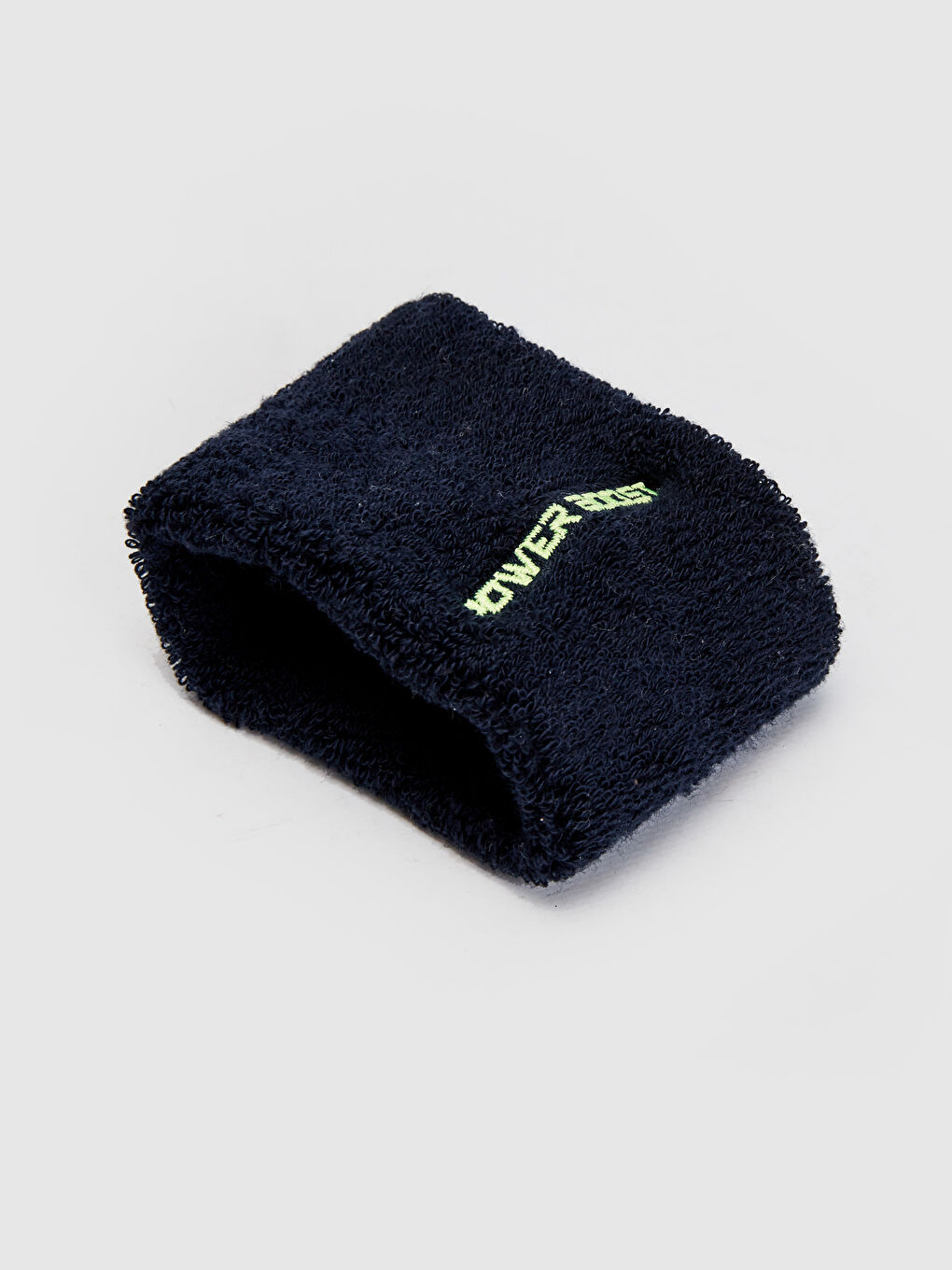 Lacivert Aktif Spor Yazı Nakışlı Bileklik-1