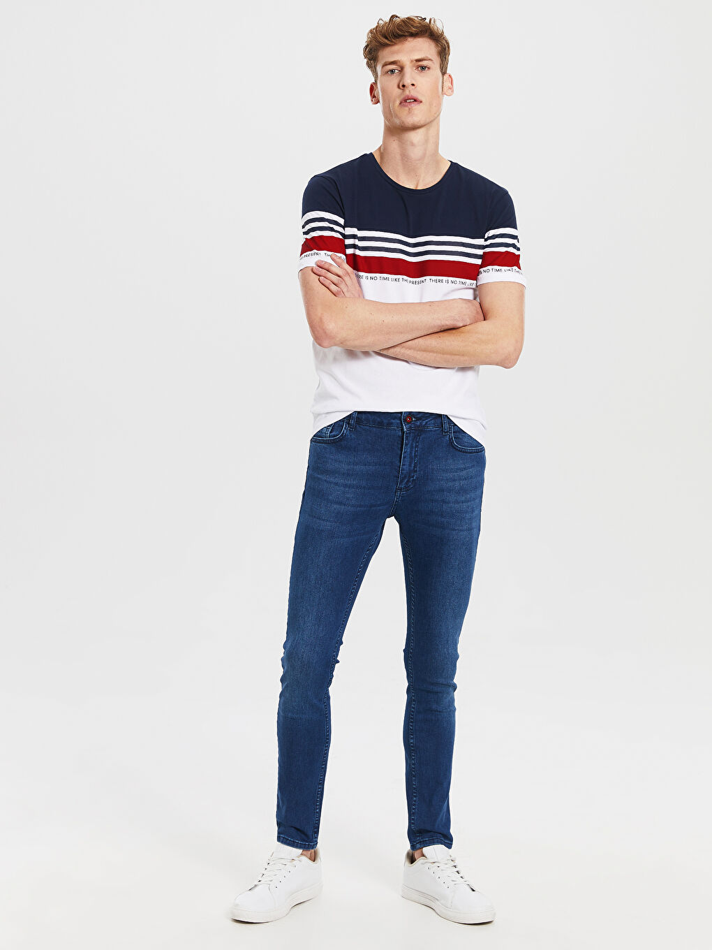 İndigo Erkek Jean Pantolon