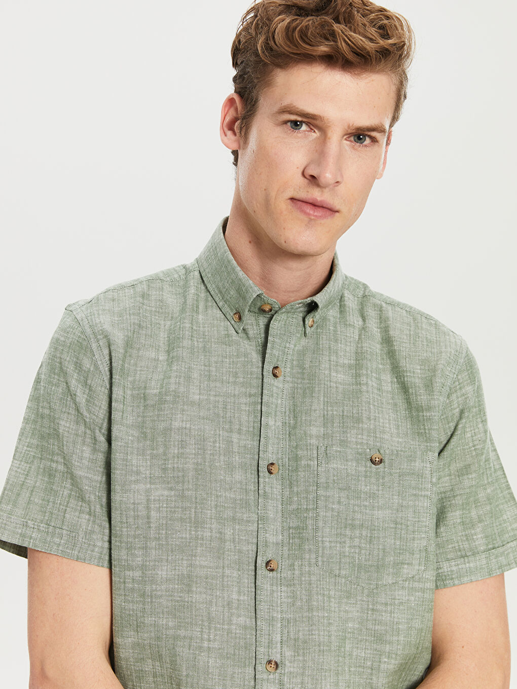 Regular Fit Short Sleeve Shirt-2