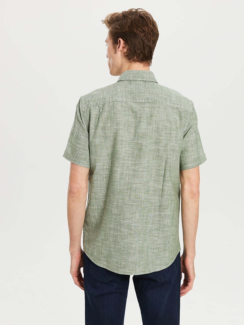 Regular Fit Short Sleeve Shirt-3