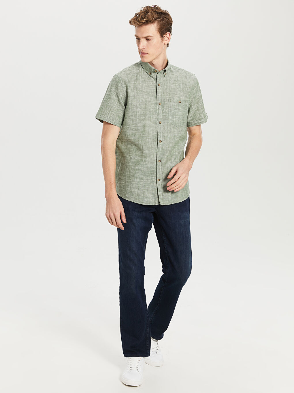 Regular Fit Short Sleeve Shirt-4