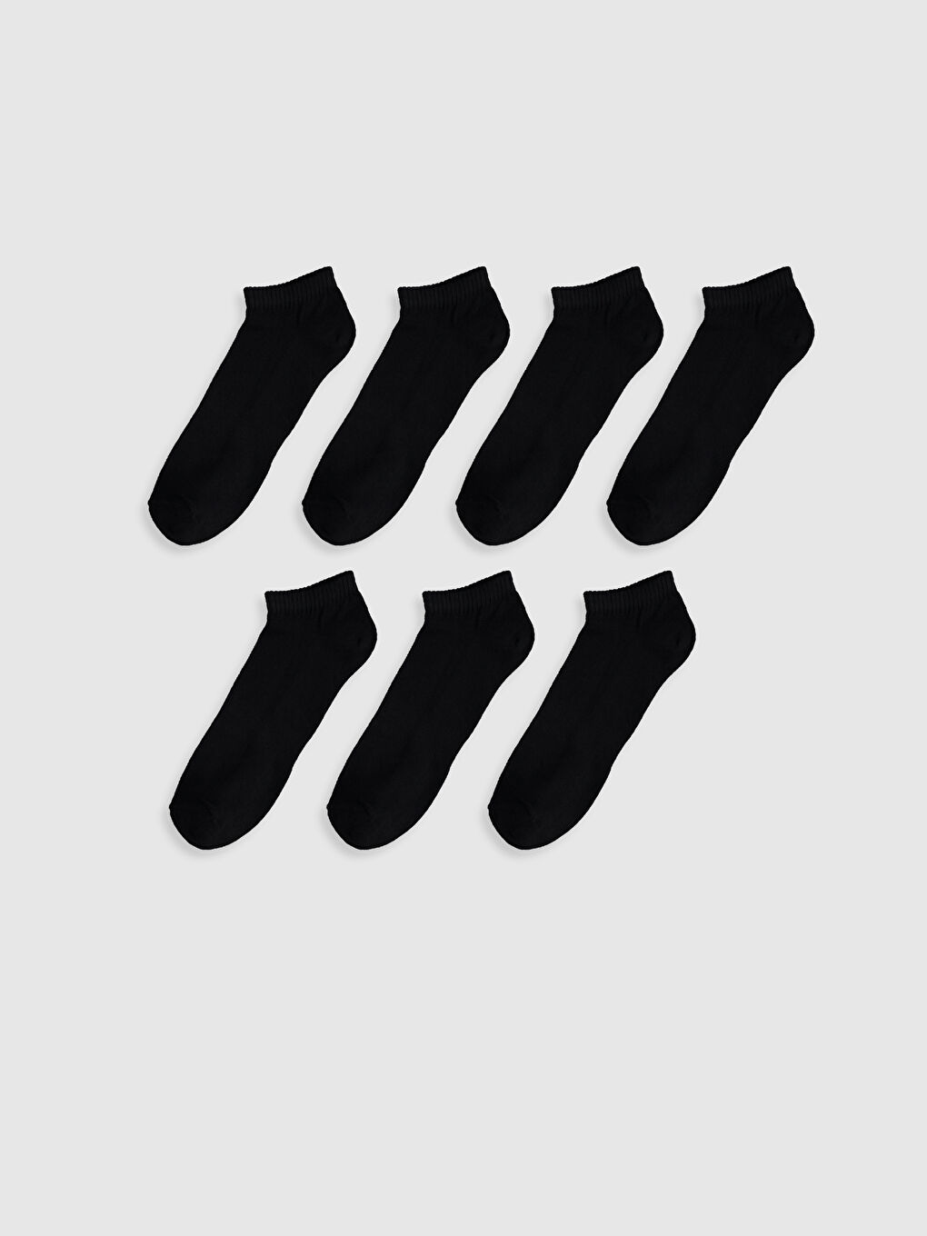 Siyah Erkek Patik Çorap 7'li