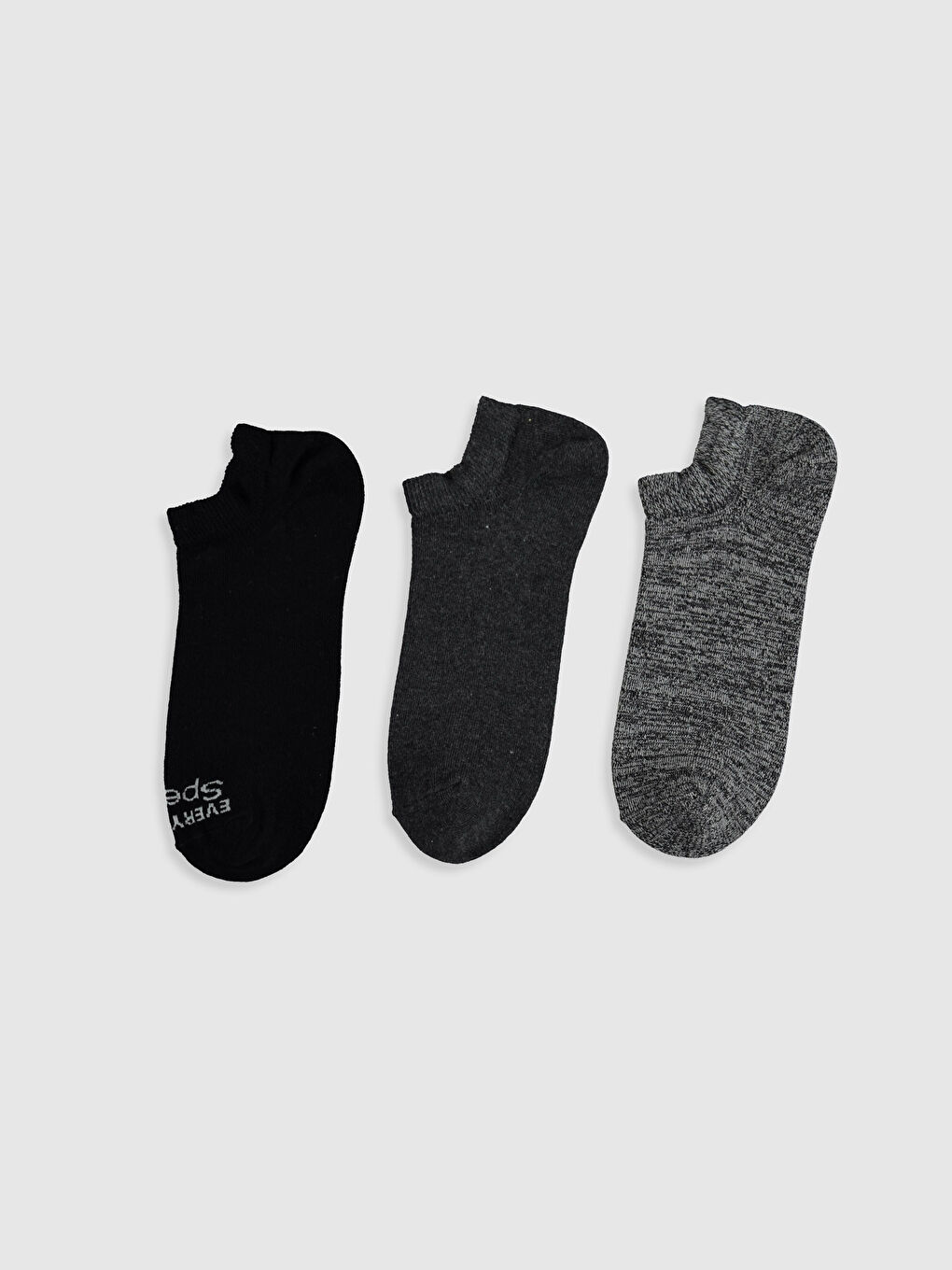 Karışık Erkek Sneaker Çorap 3'lü-1