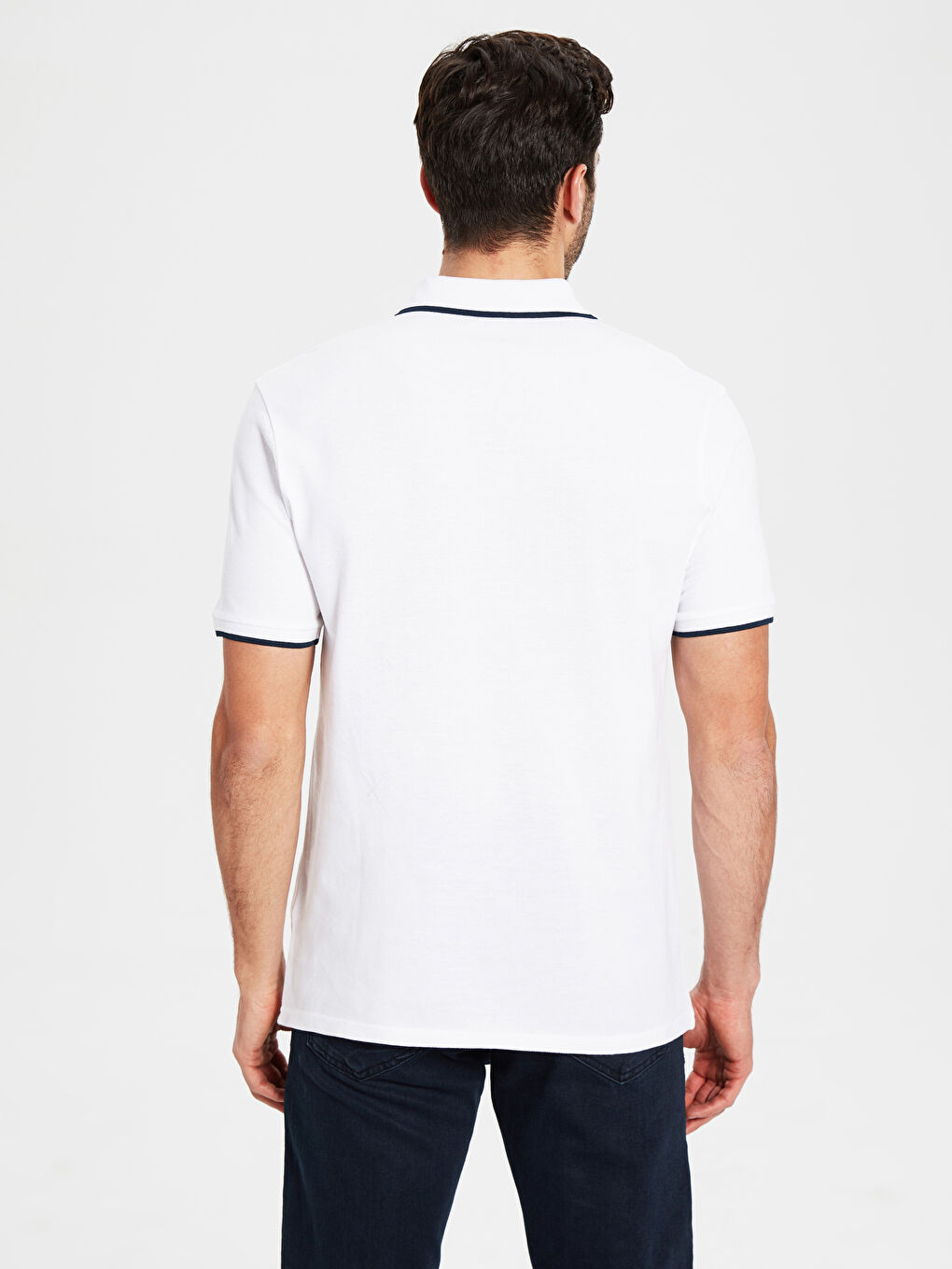 Beyaz Erkek Tişört-3