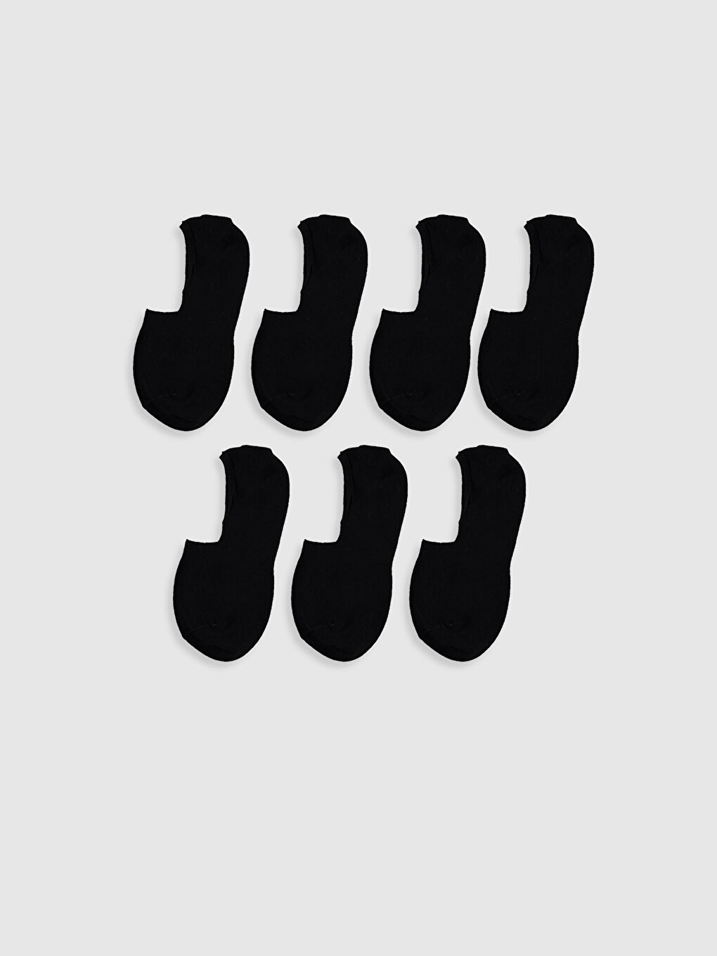 Siyah Erkek Babet Çorap 7'li-1