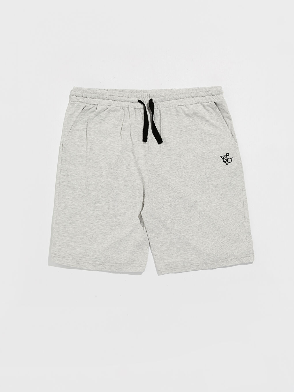 Gri Standart Kalıp Erkek Pijama Alt Şort