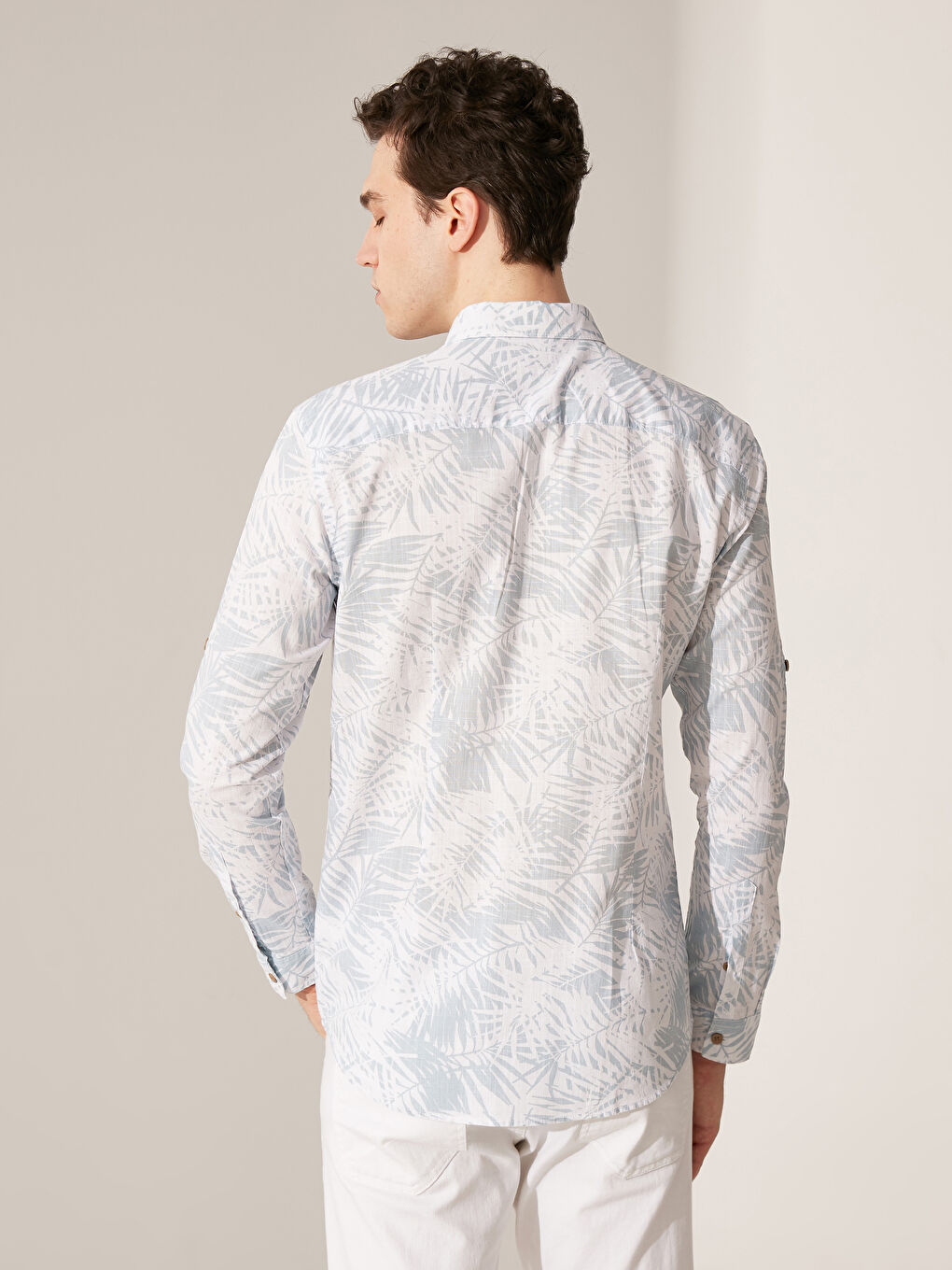 Mavi Ekstra Dar Kalıp Uzun Kollu Poplin Gömlek-2