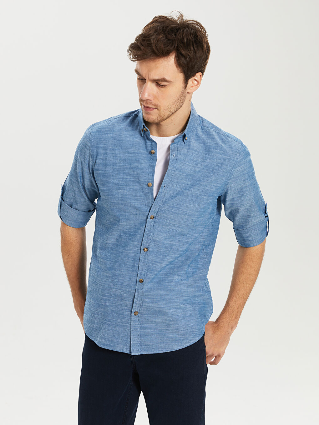 قميص بترولي رجال-1