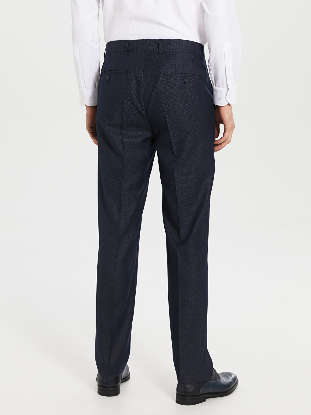 Lacivert Standart Kalıp Erkek Pantolon-4