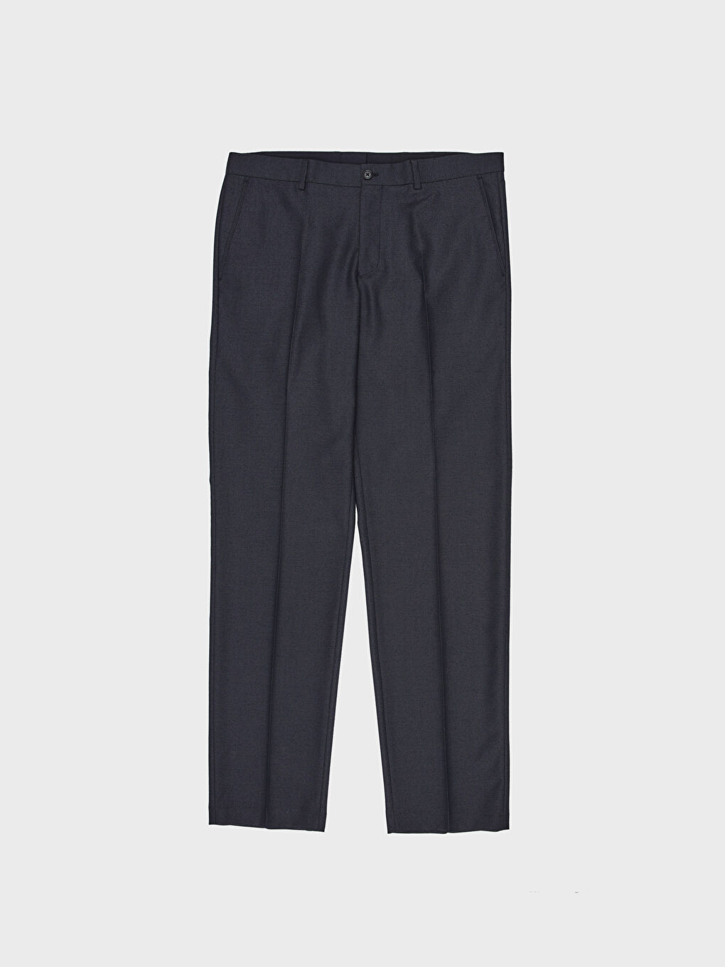 Lacivert Standart Kalıp Erkek Pantolon-5