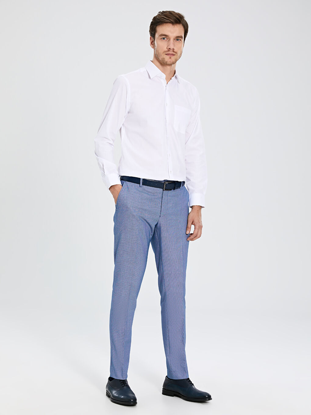 Extra Slim Fit Men's Trousers-4