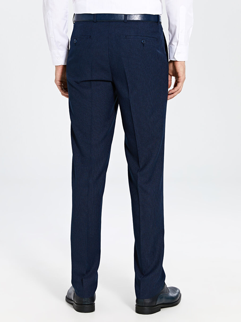 Lacivert Standart Kalıp Erkek Pantolon-2
