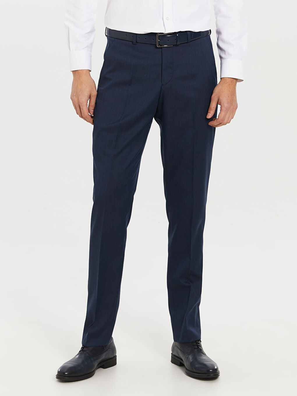 İndigo Gabardin Erkek Pantolon-3