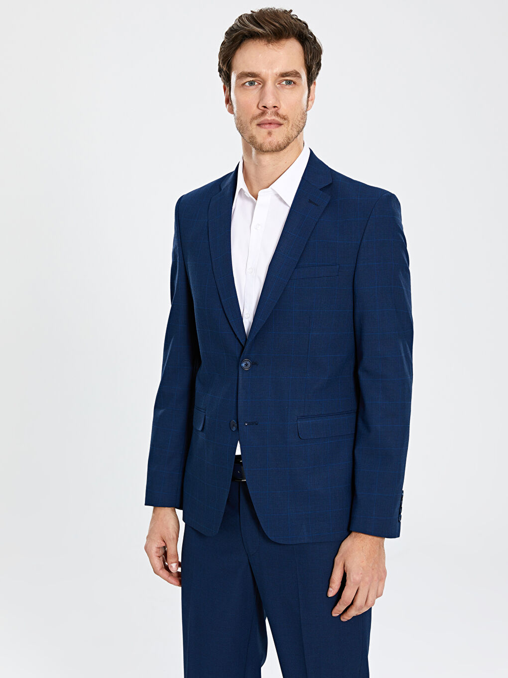 Lacivert Erkek Blazer Ceket-2