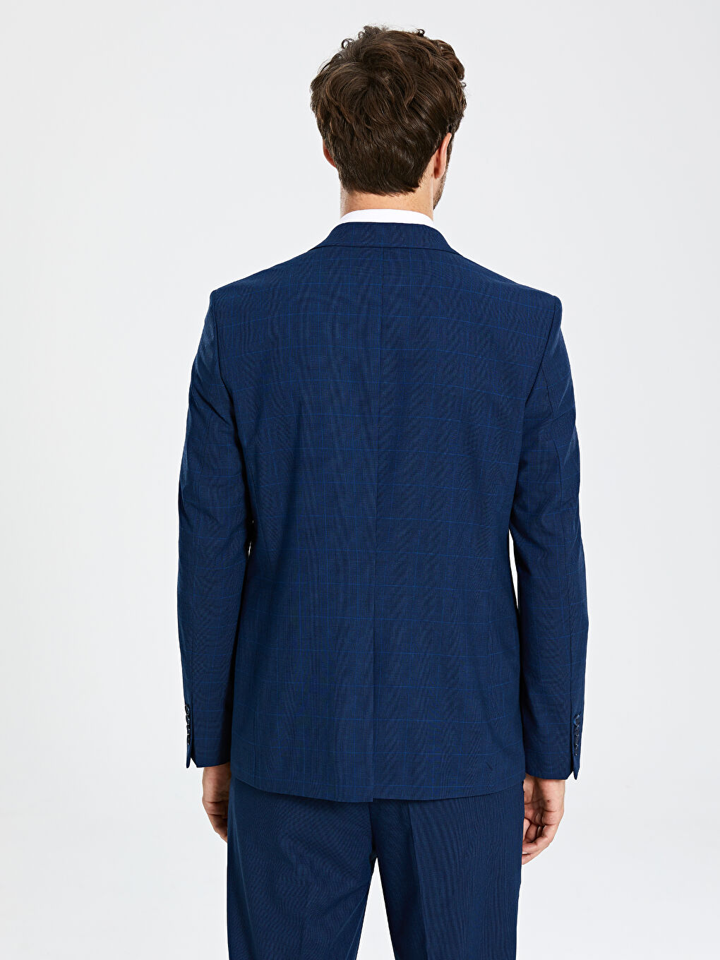 Lacivert Erkek Blazer Ceket-3