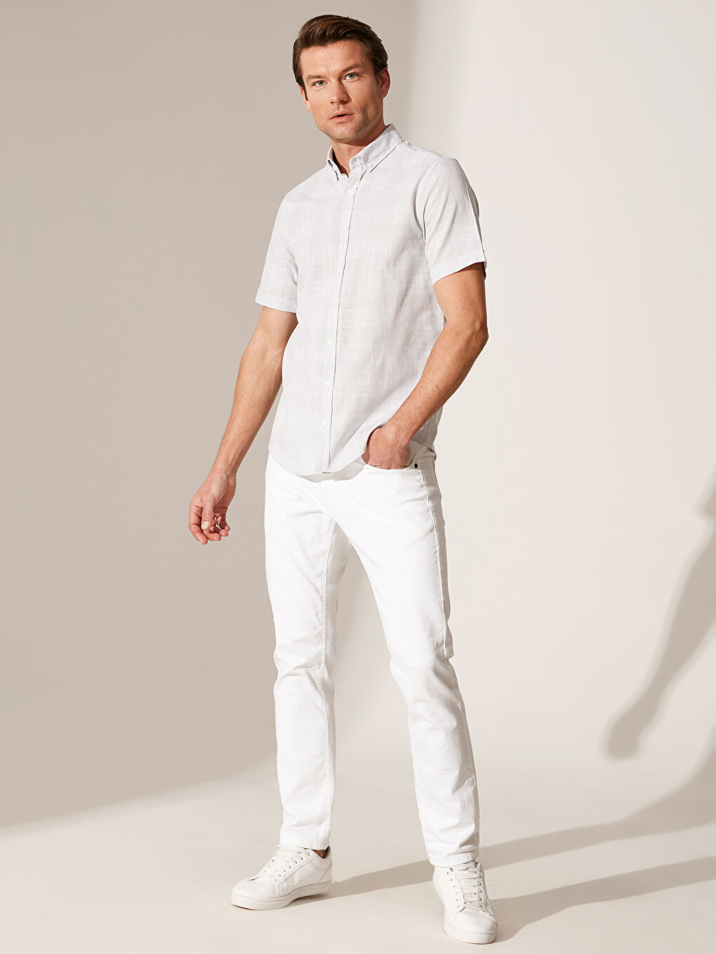 Gri Ekoseli Gömlek-3