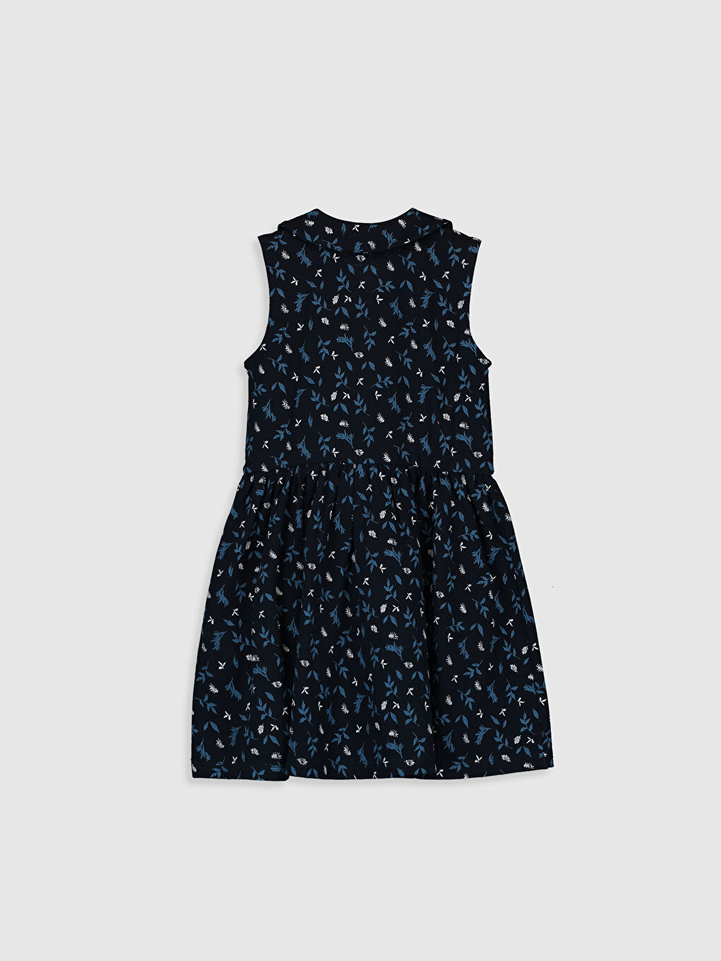 Kız Çocuk Desenli Pamuklu Elbise  Aile Kombini-1