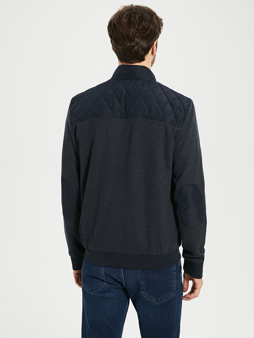 Lacivert Erkek Şişme Mont-3