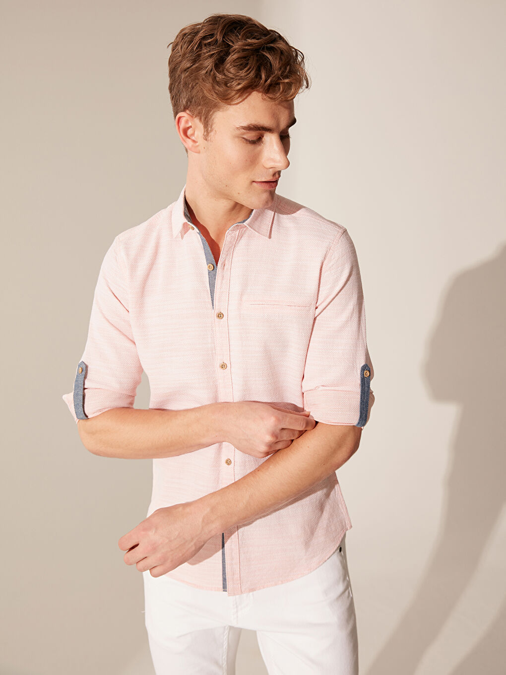 Man ORANGE Shirt-1