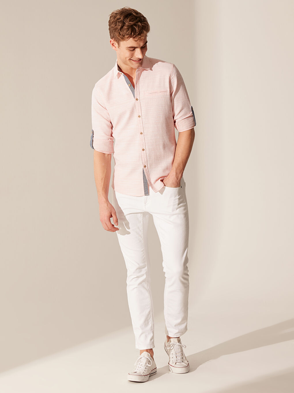 Man ORANGE Shirt-3