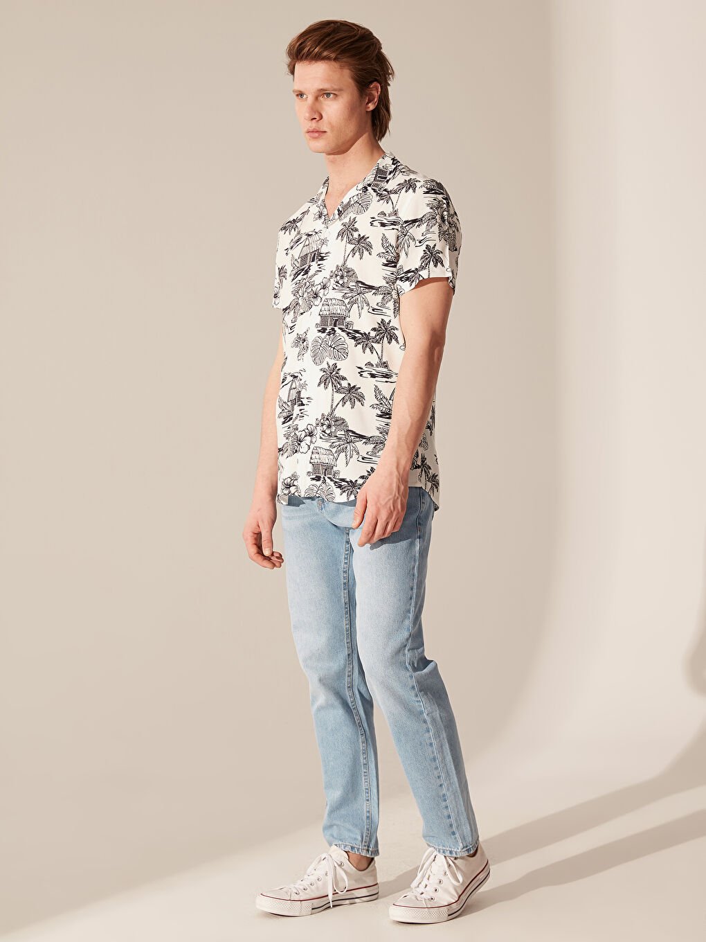 Чоловік БІЛИЙ Сорочка-4