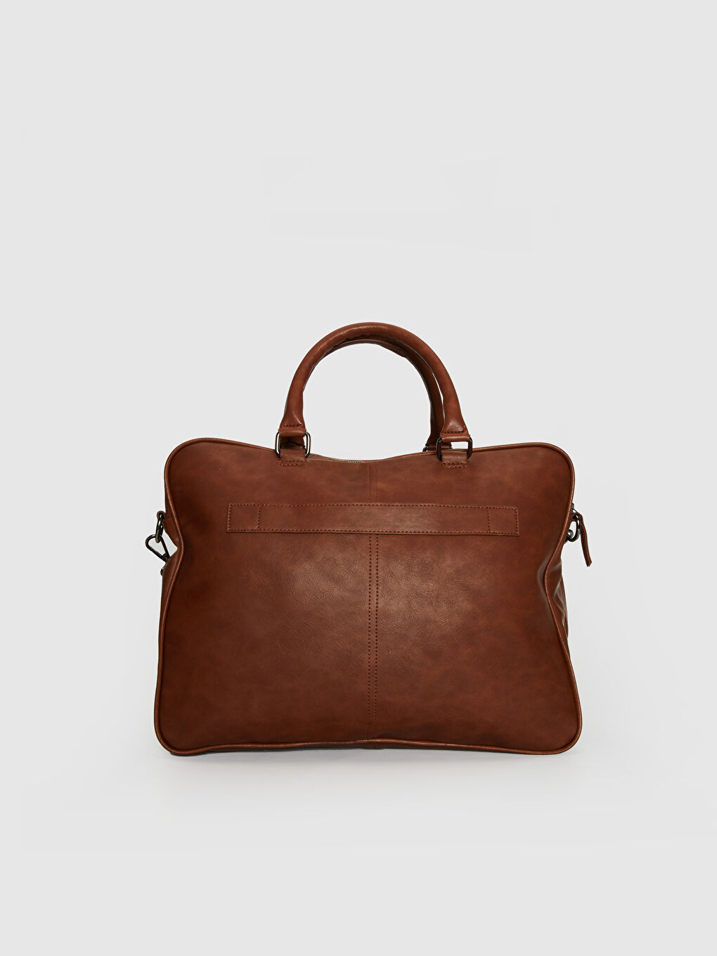 Kahverengi Deri Görünümlü Evrak Çantası-1