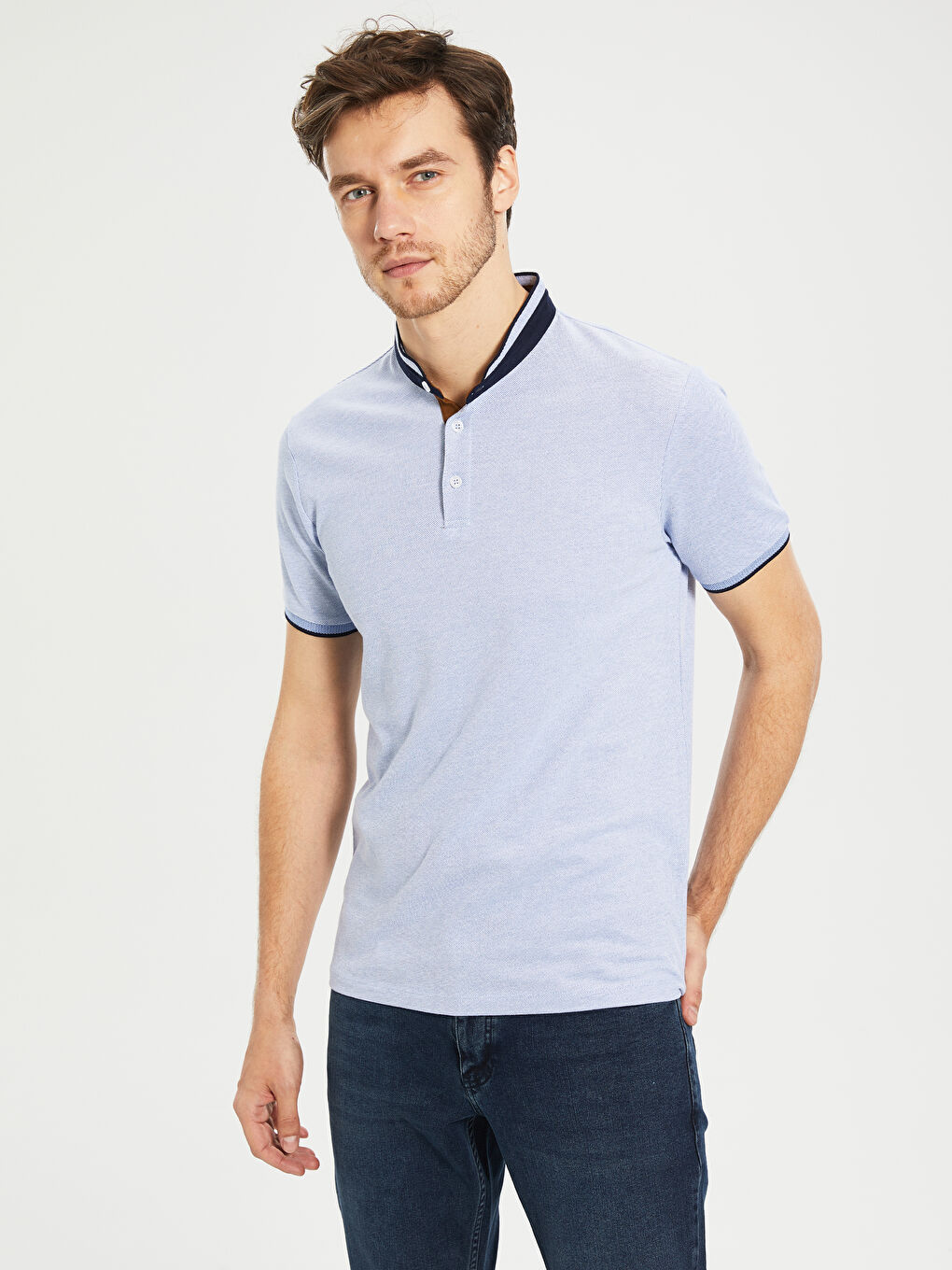 Чоловік СИНІЙ Футболка