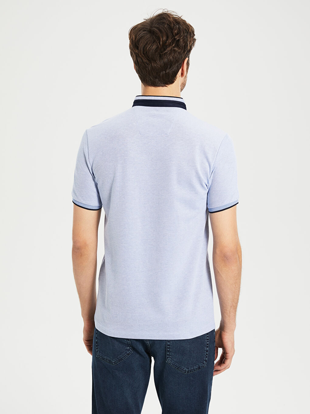 Чоловік СИНІЙ Футболка-3