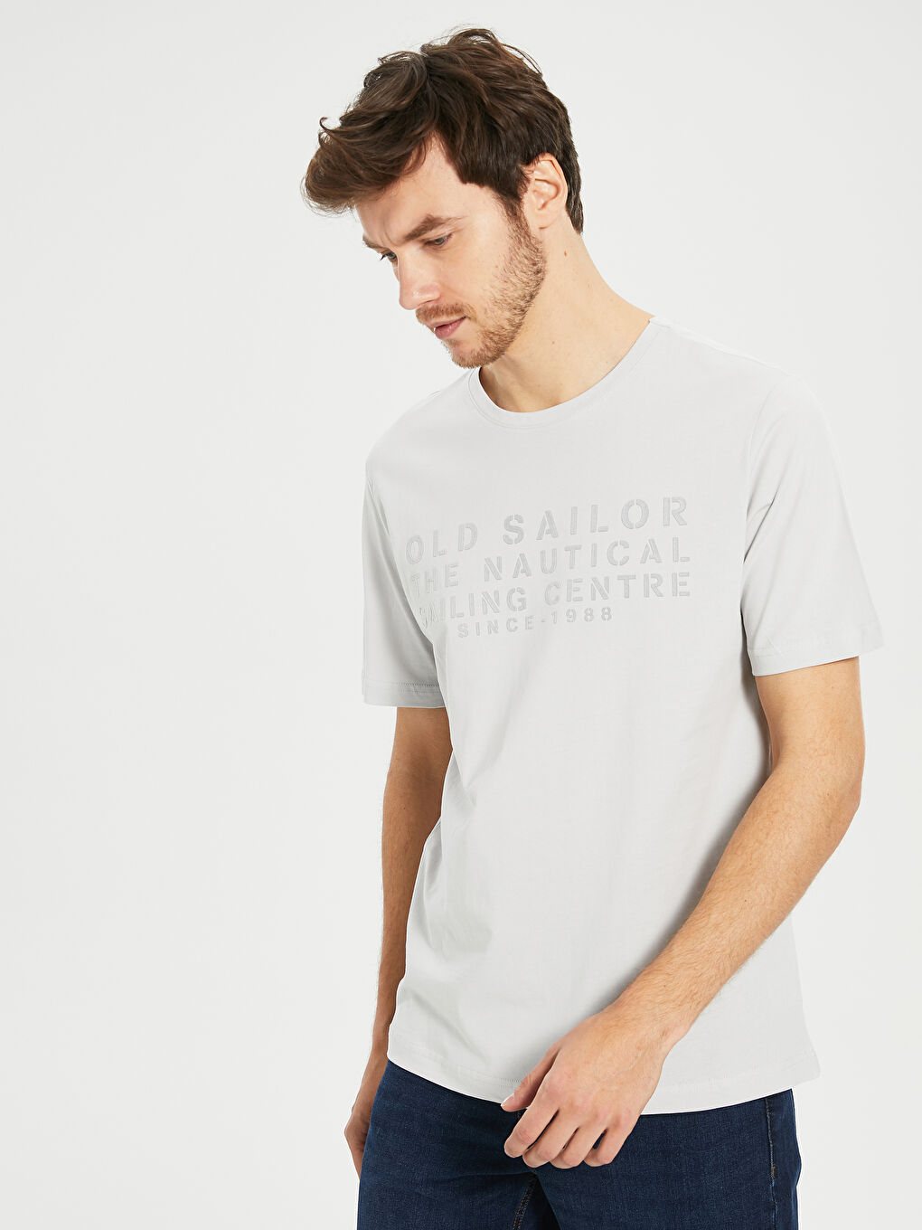 Açık Gri Tişört-1