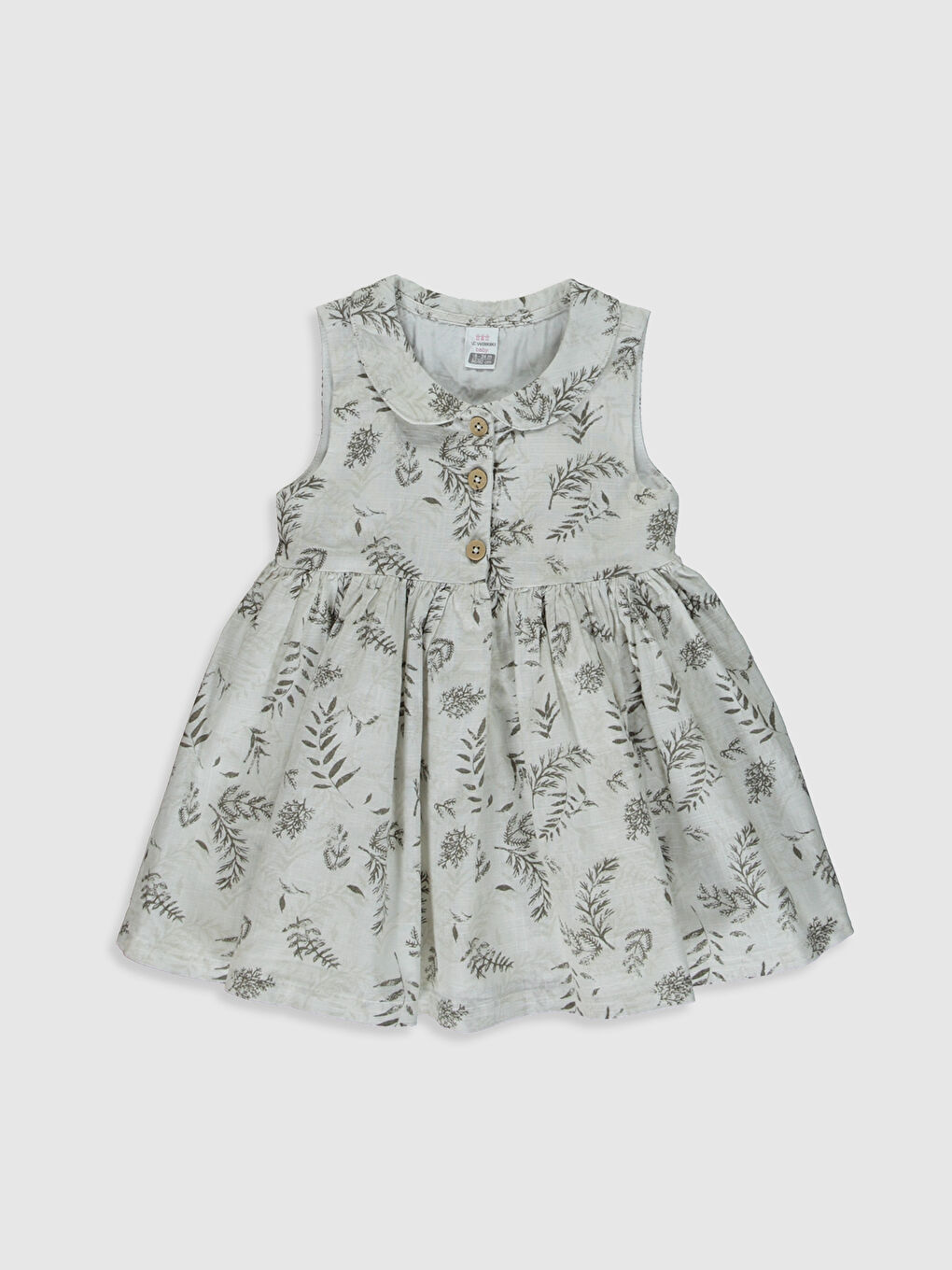 Baby Girl's Figured Poplin Dress Family Matching