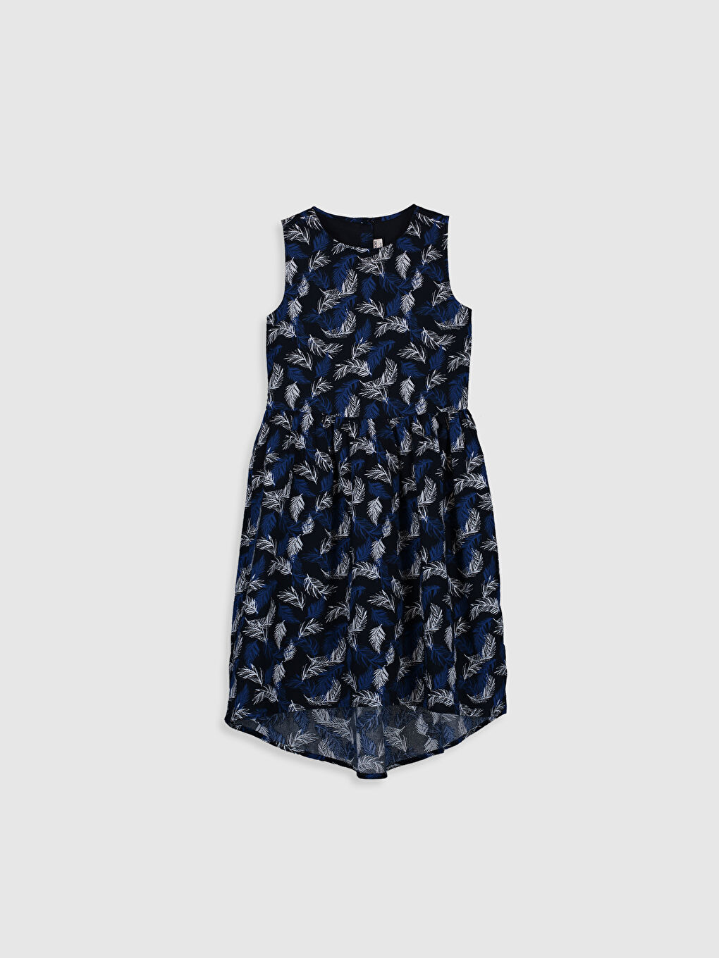 Girl's Figured Cotton Dress Family Matching