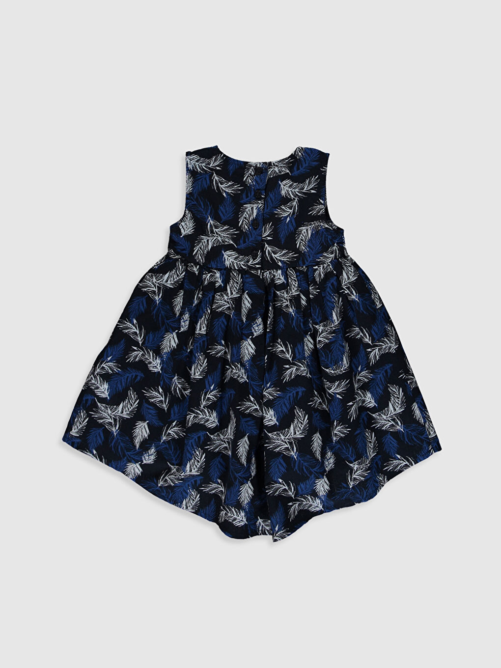 Baby Girl's Figured Dress Family Matching-1