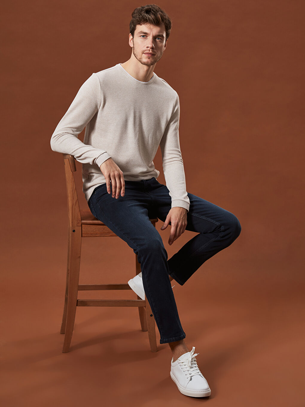 İndigo Erkek Jean Pantolon