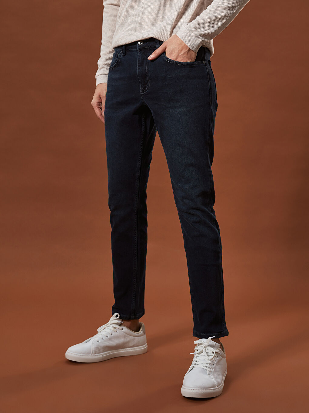 İndigo Erkek Jean Pantolon-3