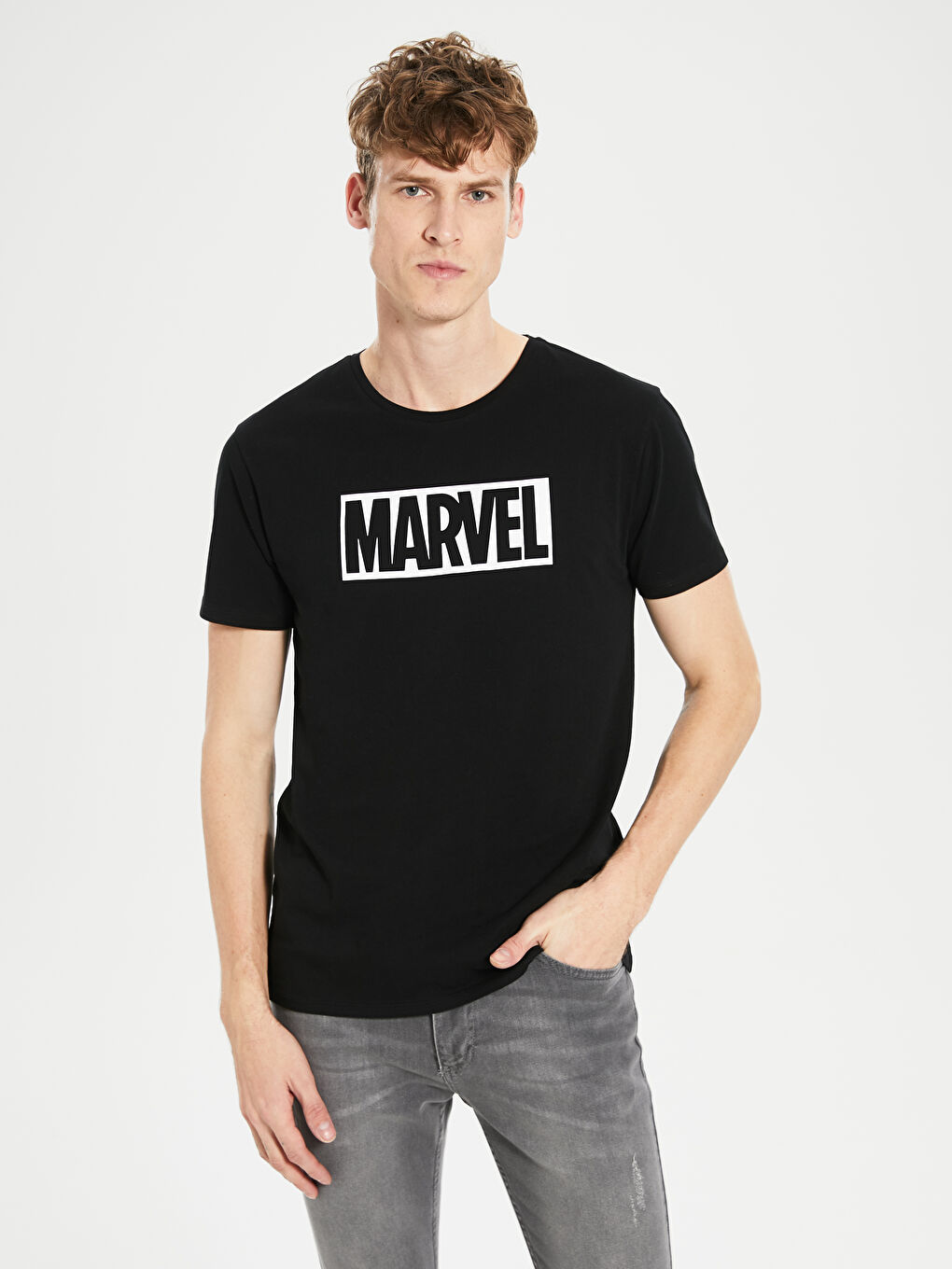 Siyah Penye Erkek Tişört