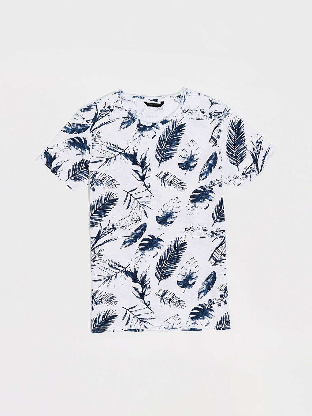 Beyaz Penye Erkek Tişört